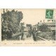 carte postale ancienne 27 PACY-SUR-EURE. L'Eure en amont du Pont 1923