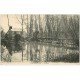carte postale ancienne 27 PINTERVILLE. Le Pont 1923. Ecriture croisée