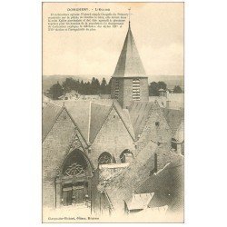 carte postale ancienne 08 DONCHERY. L'Eglise. Carte pionnière vers 1900 vierge