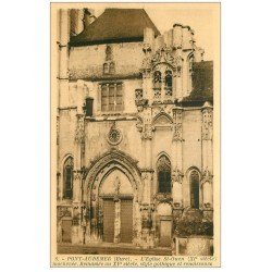 carte postale ancienne 27 PONT-AUDEMER. Eglise Saint-Ouen inachevée