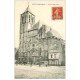 carte postale ancienne 27 PONT-AUDEMER. Eglise Saint-Ouen. Joli dessin au verso...