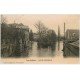 carte postale ancienne 27 PONT-AUDEMER. Ilot de la Brasserie 1915