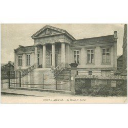 carte postale ancienne 27 PONT-AUDEMER. Le Palais de Justice 1918