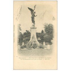 carte postale ancienne 27 PONT-AUDEMER. Monument Enfants Arrondissement Morts pour la Patrie