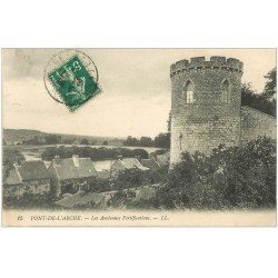carte postale ancienne 27 PONT-DE-L'ARCHE. Anciennes Fortifications 1911
