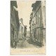 carte postale ancienne 27 PONT-DE-L'ARCHE. La Rue Haut 1911 avec Femme sur seuil de porte