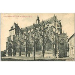 carte postale ancienne 27 PONT-DE-L'ARCHE. L'Eglise 1926