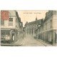 carte postale ancienne 27 PONT-DE-L'ARCHE. Rue de l'Eglise 1907 Tabac Favard