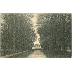 carte postale ancienne 27 PONT-SAINT-PIERRE. Château et Avenue