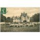 carte postale ancienne 27 PONT-SAINT-PIERRE. Château et Moutons 1912