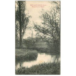 carte postale ancienne 27 PONT-SAINT-PIERRE. L'Eglise