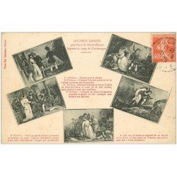 carte postale ancienne 27 PONT-SAINT-PIERRE. Les Deux Amants 1926