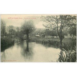 carte postale ancienne 27 PONT-SAINT-PIERRE. Paysage