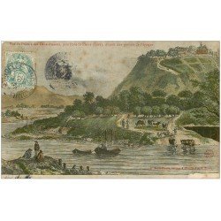 carte postale ancienne 27 PONT-SAINT-PIERRE. Prieuré des Deux Amants 1926