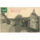 carte postale ancienne 27 PORT-MORT. Menhir Gravier de Gargantua 1913 voiture ancienne décapotable