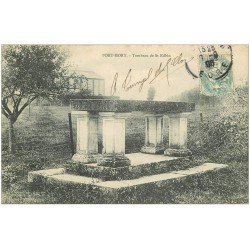 carte postale ancienne 27 PORT-MORT. Tombeau de Saint-Edbin 1906