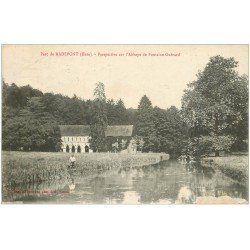 carte postale ancienne 27 RADEPONT. Le Parc Abbaye de Fontaine-Guérard 1921