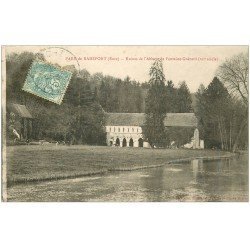 carte postale ancienne 27 RADEPONT. Le Parc Abbaye de Fontaine-Guérard avedc Vaches vers 1907