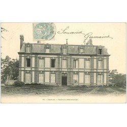 carte postale ancienne 27 RUGLES.. Château d'Herponcey 1903