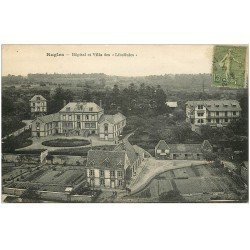 carte postale ancienne 27 RUGLES.. Hôpital et Villa des Libellules 1918