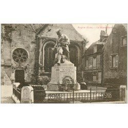 carte postale ancienne 27 RUGLES.. Le Monument 1933