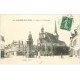 carte postale ancienne 27 SAINT-ANDRE-DE-L'EURE. Eglise et Fontaine 1909 Pâtisserie