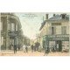 carte postale ancienne 27 SAINT-CYR-DU-VAUDREUIL. Grande Rue 1906 Café et Restaurants