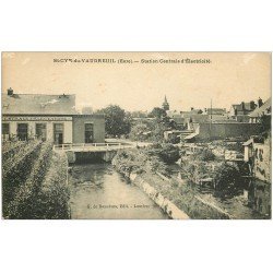 carte postale ancienne 27 SAINT-CYR-DU-VAUDREUIL. Station Centrale Electricité