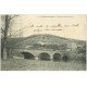 carte postale ancienne 27 SAINT-GEORGES MOTEL. Pont du Gué des Grues 1910 animation