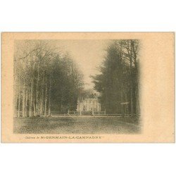 carte postale ancienne 27 SAINT-GERMAIN-LA-CAMPAGNE. Le Château vers 1900