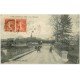 carte postale ancienne 28 SAINT-GERMAIN-SUR-AVRE. Ecoliers sur le Pont 1920