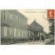 carte postale ancienne 27 SAINT-JULIEN-DE-LA-LIEGUE. Route Principale 1907. Pour Millet à la Folie Vernouillet