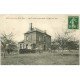 carte postale ancienne 27 SAINT-NICOLAS-DU-BOSC. Hôtel de Ville 1912 (défaut)