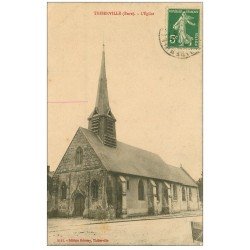 carte postale ancienne 27 THIBERVILLE. L'Eglise