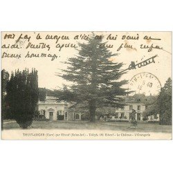 carte postale ancienne 27 THUIT-ANGER. Château Orangerie 1923