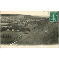 carte postale ancienne 27 VALLEE DE L'ANDELLE. Côte des Deux Amants 1916