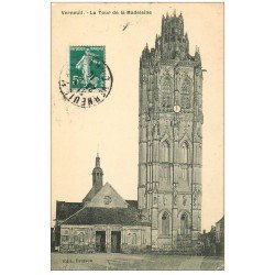 carte postale ancienne 27 VERNEUIL-SUR-AVRE. Eglise de la Madeleine 1910