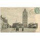 carte postale ancienne 27 VERNEUIL-SUR-AVRE. Place de la Madeleine 1904