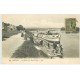carte postale ancienne 27 VERNON. Bateaux sur la Seine et Pont de Fer 1918