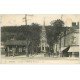 carte postale ancienne 27 VERNON. Gare et Eglise de Vernonnet 1915 Café de la Gare