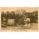 carte postale ancienne 27 VERNON. Le Vieux Pont canotier 1949