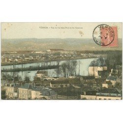 carte postale ancienne 27 VERNON. Pont et Casernes 1905