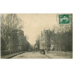 carte postale ancienne 27 VERNON. Rue Albuféra entrée 1911