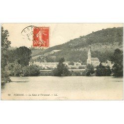 carte postale ancienne 27 VERNON. Vernonnet et Seine 1913