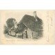 carte postale ancienne 27 VILLETTE. Vierge Forge Normande 1902. Forgeron et Cheval près de Louviers