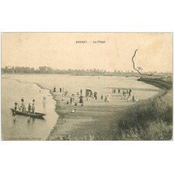 carte postale ancienne 41 AVARAY. La Plage 1907