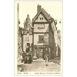 carte postale ancienne 41 BLOIS. Cave à Vins Carrefour Saint-Michel