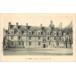 carte postale ancienne 41 BLOIS. Château. Façade Louis XII vers 1905