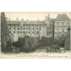 carte postale ancienne 41 BLOIS. Château. Façade Tramway n°8