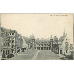 carte postale ancienne 41 BLOIS. Château. La Cour